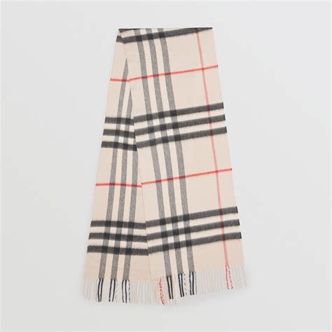 sciarpa burberry truffa|Sciarpa in cashmere Check (Stone) .